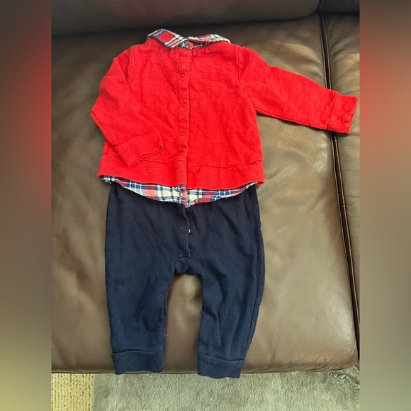 baby GAP: Plaid Onesie 6-12 months - Picture 2 of 3